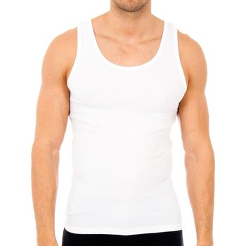 Roupa de interior Homem Camisolas de interior Abanderado Pack-6 camisetas tirantes caballero Branco