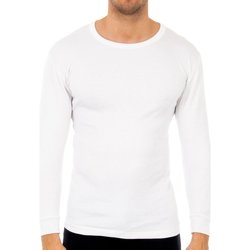 Roupa de interior Homem Camisolas de interior Abanderado Pack-3 camisetas fibra m/l blanco Branco