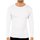 Textil Homem T-shirt mangas compridas Abanderado 0808-BLANCO Branco