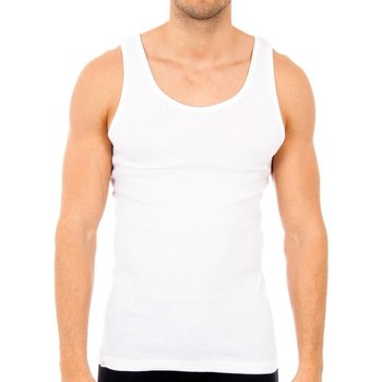 Roupa de interior Homem Camisolas de interior Abanderado Pack-6 camisetas tirantes blanco Branco