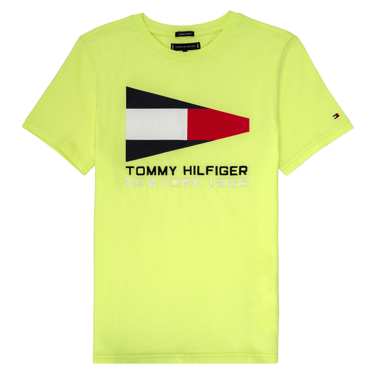 Textil Rapaz T-Shirt mangas curtas Tommy Hilfiger KB0KB05628 Amarelo