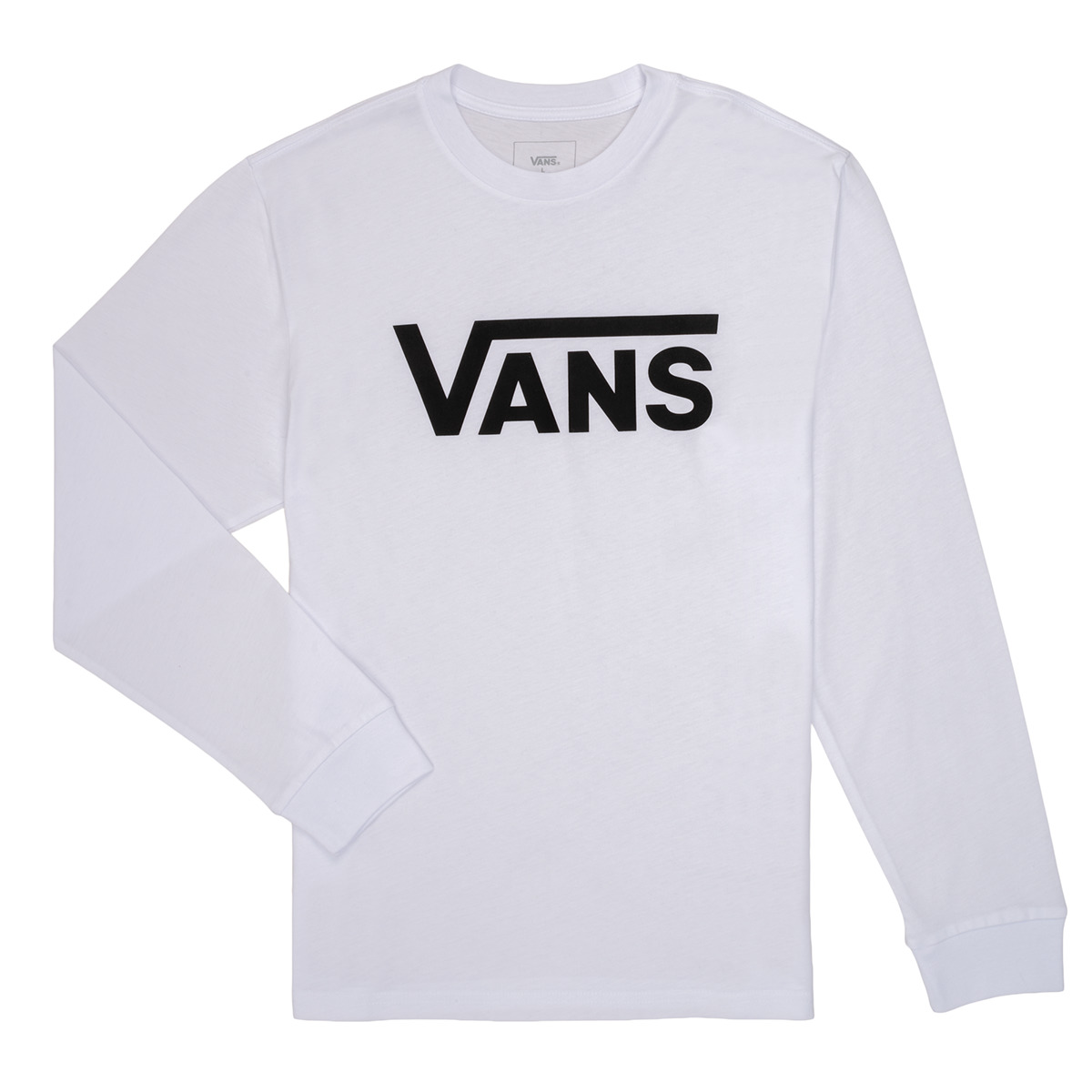 Textil Rapaz T-shirt mangas compridas VANS talla BY VANS talla CLASSIC LS Branco