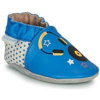 Sapatos Criança Chinelos Robeez MUSIC SOUND Azul / Bege
