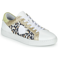 Sapatos Mulher Sapatilhas Philippe Morvan FURRY Branco / Leopardo / Glitter