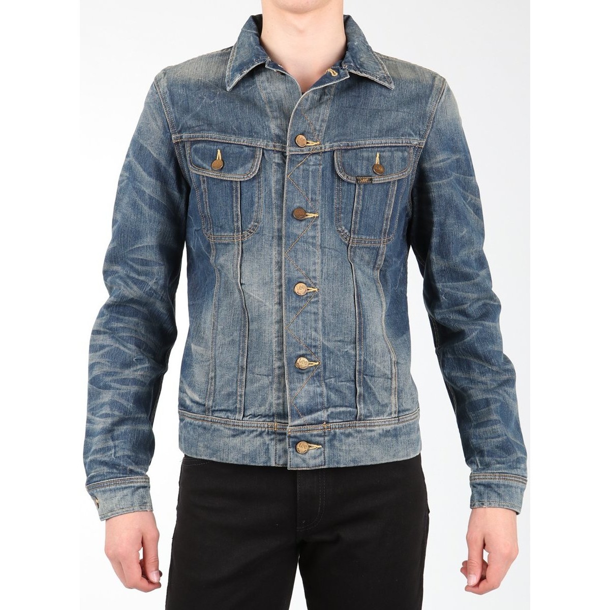 Textil Homem Casacos/Blazers Lee Rider Jacket L88842RT Azul