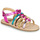 Sapatos Rapariga Sandálias Quadros / telas MAYANA Multicolor