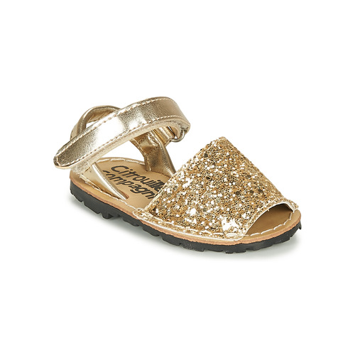 Sapatos Rapariga Sandálias Tops / Blusasmpagnie SQUOUBEL Ouro