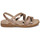 Sapatos Rapariga Sandálias Walk & Fly GENTOU Bronze / Glitter