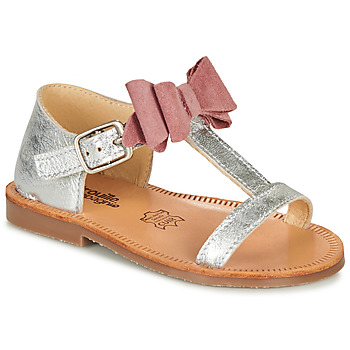 Sapatos Rapariga Sandálias Botas de nevempagnie MELINDA Rosa / Ouro