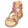Sapatos Rapariga Sandálias Todos os sapatos de homem IMOURAT Rosa / Ouro