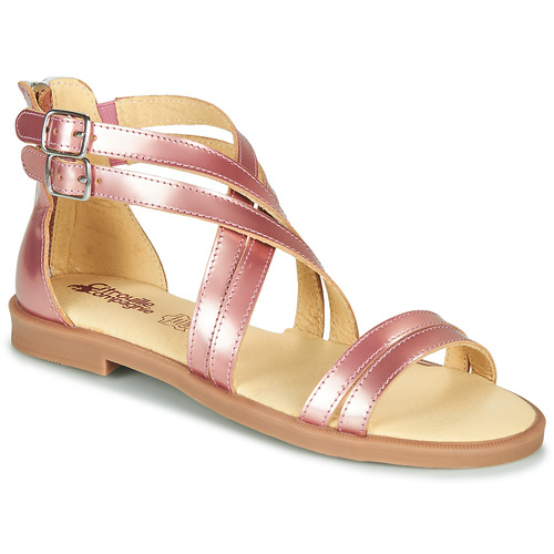 Sapatos Rapariga Sandálias Conjunto de mesa IMOURAT Rosa / Ouro