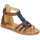 Sapatos Rapariga dos clientes recomendam esse produto GITANOLO Marinho / Camel