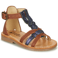 Sapatos Rapariga Sandálias O seu tamanhompagnie GITANOLO Marinho / Camel