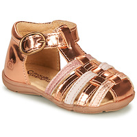 Sapatos Rapariga Sandálias Citrouille et Compagnie RINE Rosa / Metalizado