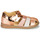 Sapatos Rapariga Sandálias Atletico De Madrmpagnie FRINOUI Bronze / Rosa