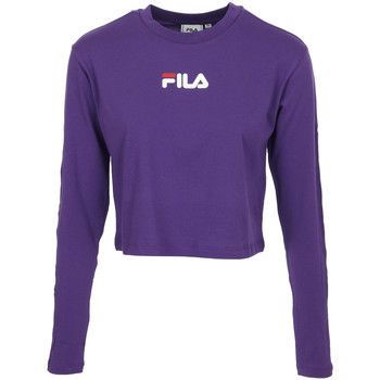 Textil Mulher La Maison Blaggi Fila Reva Cropped T-Shirt Violeta
