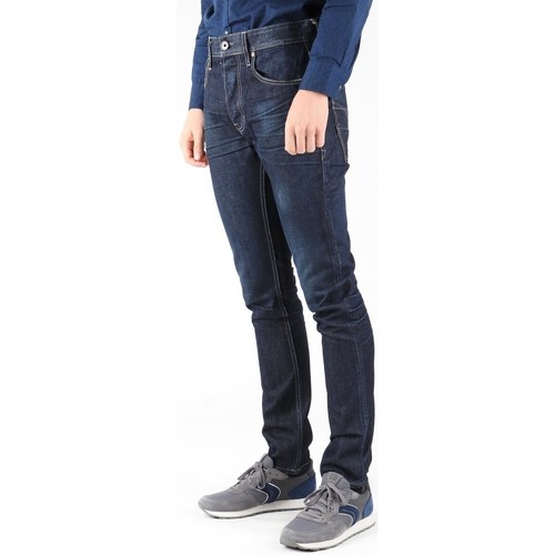 Textil Homem Calças Jeans Guess bassa Edison Carrot M14R95D0HN0-CODU Azul