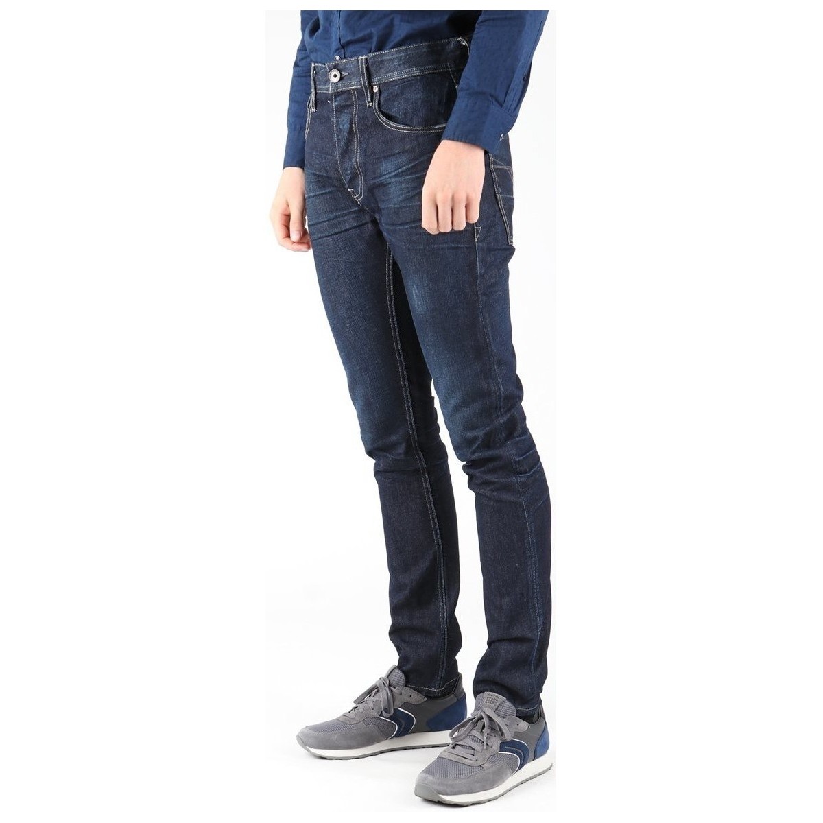 Textil Homem Calças Jeans Guess Edison Carrot M14R95D0HN0-CODU Azul