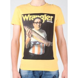 Textil Homem T-Shirt mangas curtas Wrangler T-shirt  S/S Graphic T W7931EFNG Amarelo