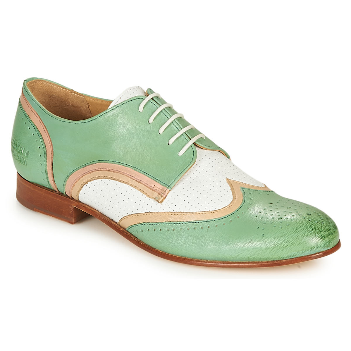 Sapatos Mulher Nae Vegan Shoes SALLY 15 Verde / Branco / Bege