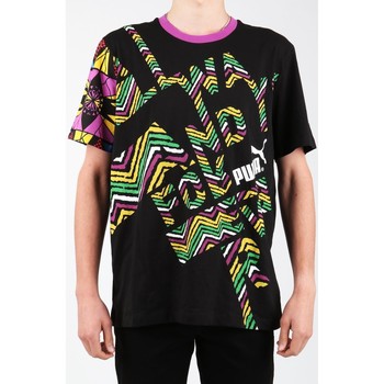 Textil Homem T-shirts e Pólos Puma pro Text Me Tee 554738-01 Multicolor