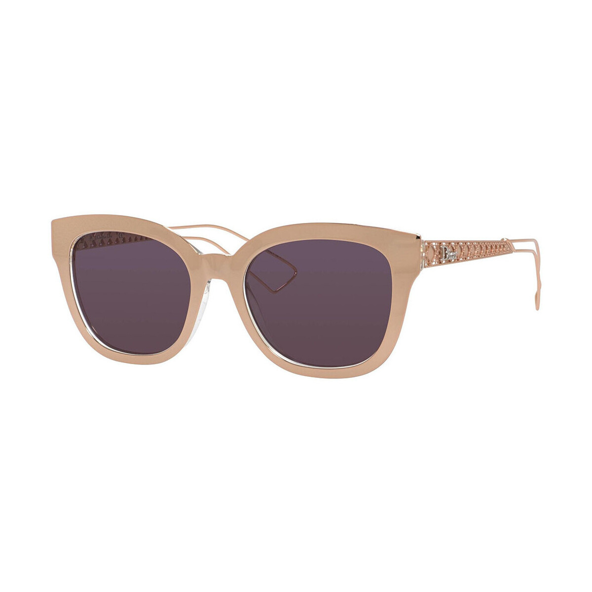 Roupas de noite óculos de sol Dior AMA1-SBH Ouro