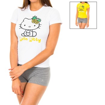 Roupa de interior Mulher Meia calça / Meias de liga Disney Pack de dos camisetas Hello Kitty Multicolor
