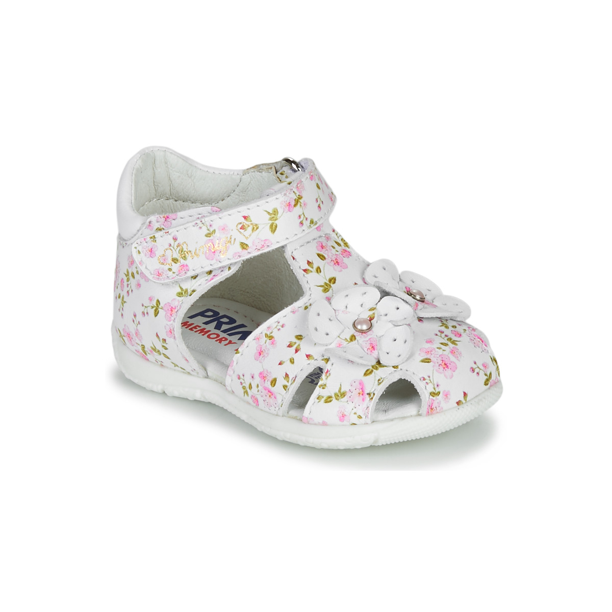 Sapatos Rapariga Sandálias Primigi 5401300 Branco / Rosa