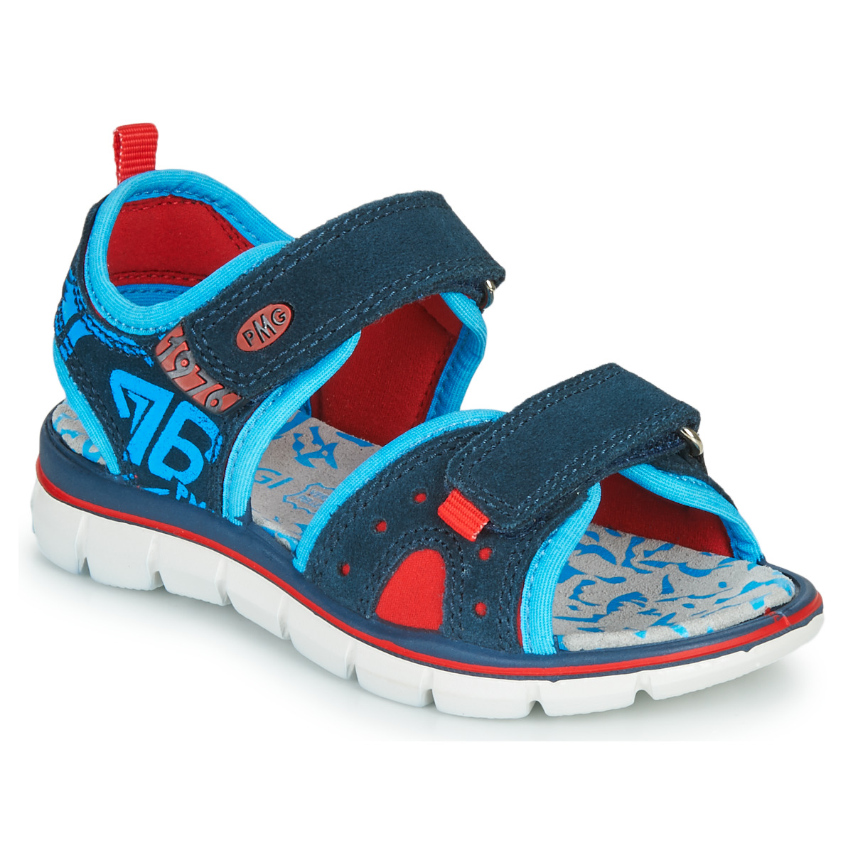 Sapatos Rapaz Sandálias Primigi 5392822 Marinho / Azul / Vermelho