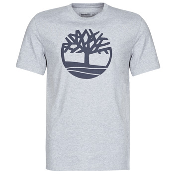 Textil Homem T-Shirt mangas curtas Timberland SS KENNEBEC RIVER BRAND TREE TEE Cinza