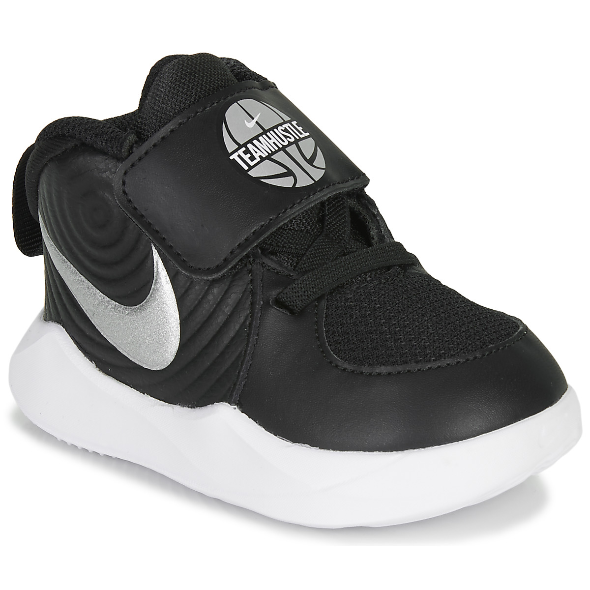 Sapatos Rapaz Sapatilhas de basquetebol Nike TEAM HUSTLE D 9 TD Suede Comes To The Mudguard Of This Nike Air Max 1