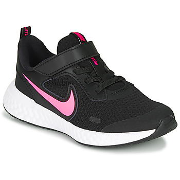 Sapatos Rapariga Sapatilhas dame Nike REVOLUTION 5 PS Preto / Rosa