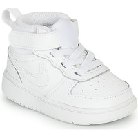 Sapatos Criança Sapatilhas Nike COURT BOROUGH MID 2 TD Branco