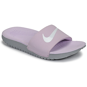 Sapatos Rapariga chinelos zoom Nike KAWA Rosa / Branco