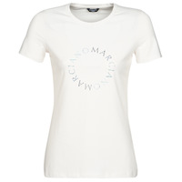 Textil Mulher T-Shirt mangas curtas Marciano ICED LOGO TEE Branco / Azul