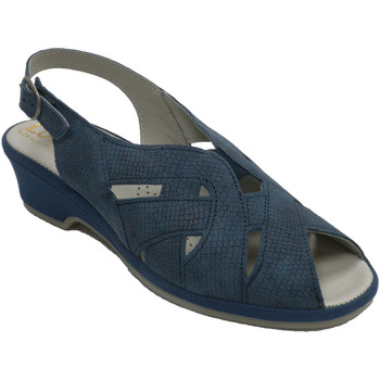 Sapatos Mulher Sandálias Made In Spain 1940 Sandálias de mulher de borracha muito co Azul