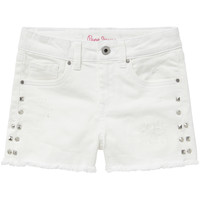Textil Rapariga Shorts / Bermudas Pepe jeans ELSY Branco