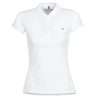 Textil Mulher Polos mangas curta Tommy Hilfiger HERITAGE SS SLIM POLO Blc