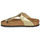 Sapatos Mulher Chinelos Birkenstock GIZEH Ouro