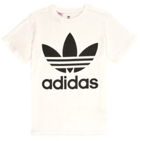 Textil Criança T-Shirt mangas curtas adidas Originals SARAH Branco