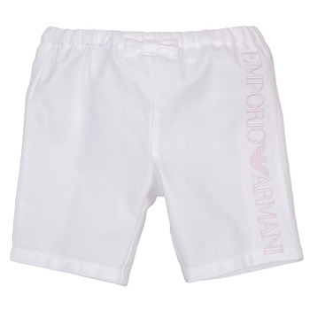 Textil Rapariga Shorts / Bermudas Emporio Armani Aniss Branco