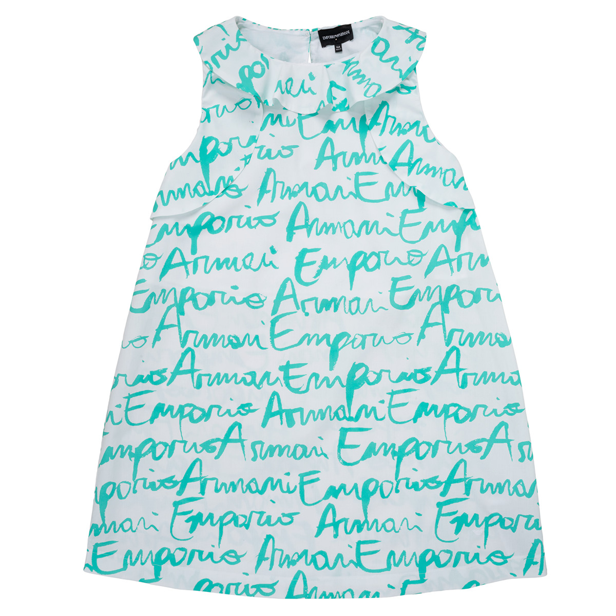 Textil Rapariga Vestidos curtos Emporio Armani Antoni Branco / Azul