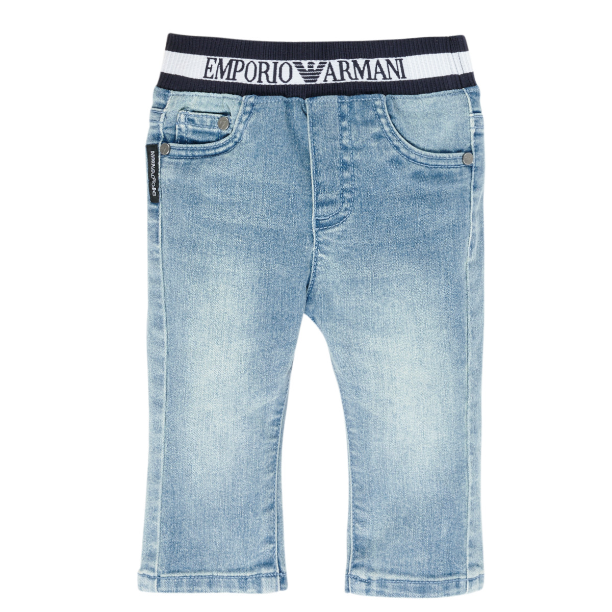 Textil Rapaz Calças Jeans Emporio Armani Veste Ange Azul