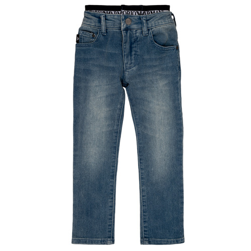 Textil Rapaz Calças Fidelma Jeans Emporio Armani Annie Azul