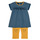 Textil Rapariga Vestidos curtos Noukie's AYOUB Azul / Amarelo