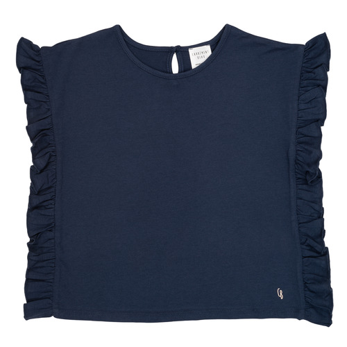 Textil Rapariga TEEN animal-print hooded bomber jacket Carrément Beau KAMILLIA Azul
