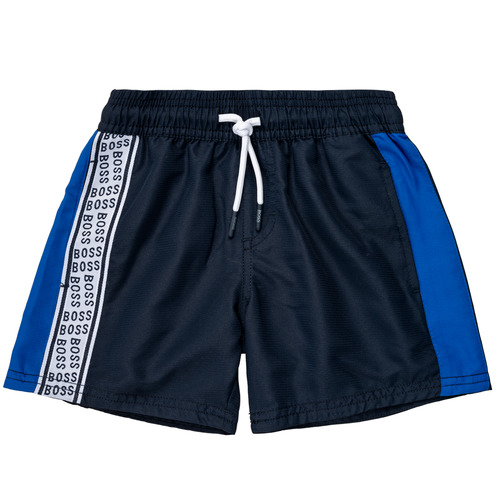 Textil Rapaz Shorts fila / Bermudas BOSS MOZEL Azul
