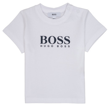 Textil Rapaz T-Shirt mangas curtas BOSS TILOUF Branco