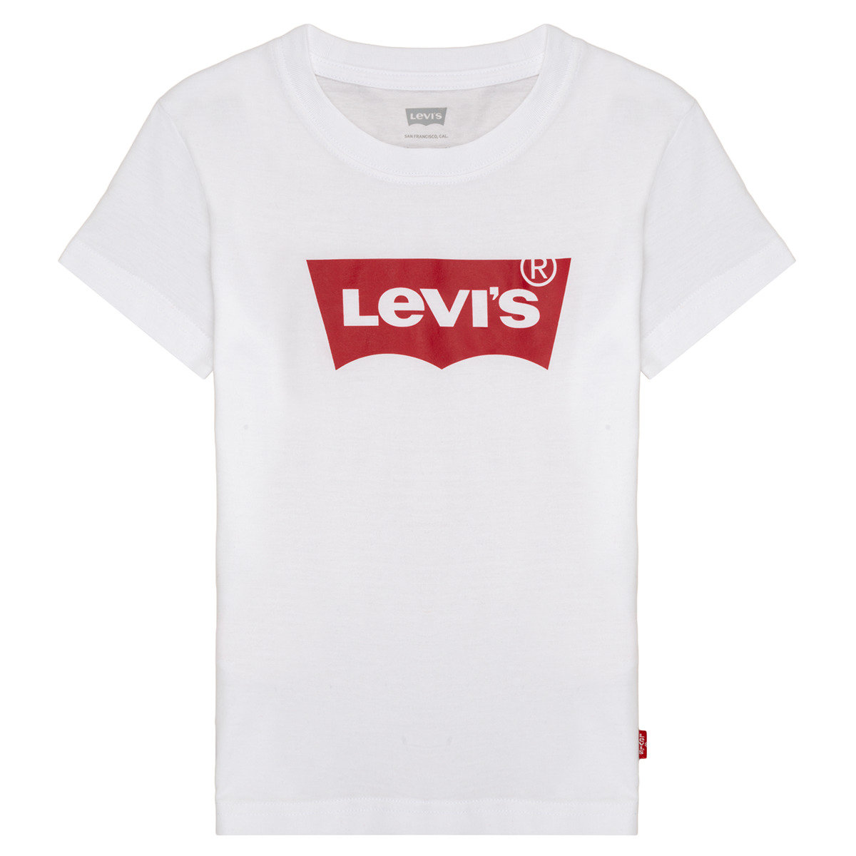 Textil Rapaz T-Shirt motif mangas curtas Levi's BATWING TEE Branco