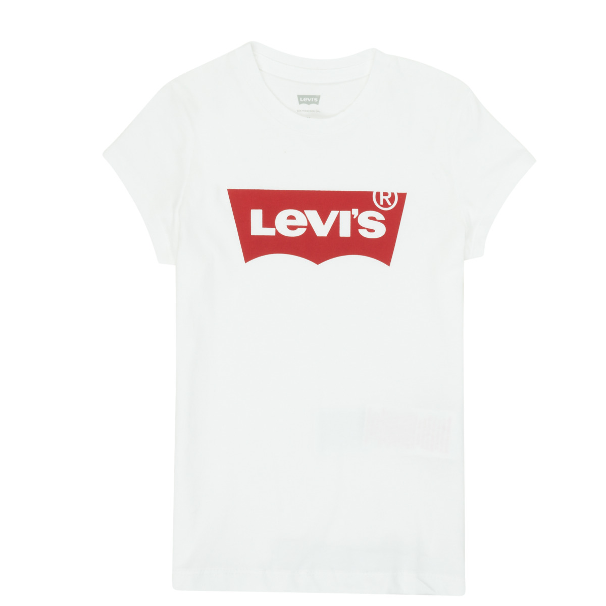 Textil Rapariga T-Shirt Bury mangas curtas Levi's BATWING TEE Branco
